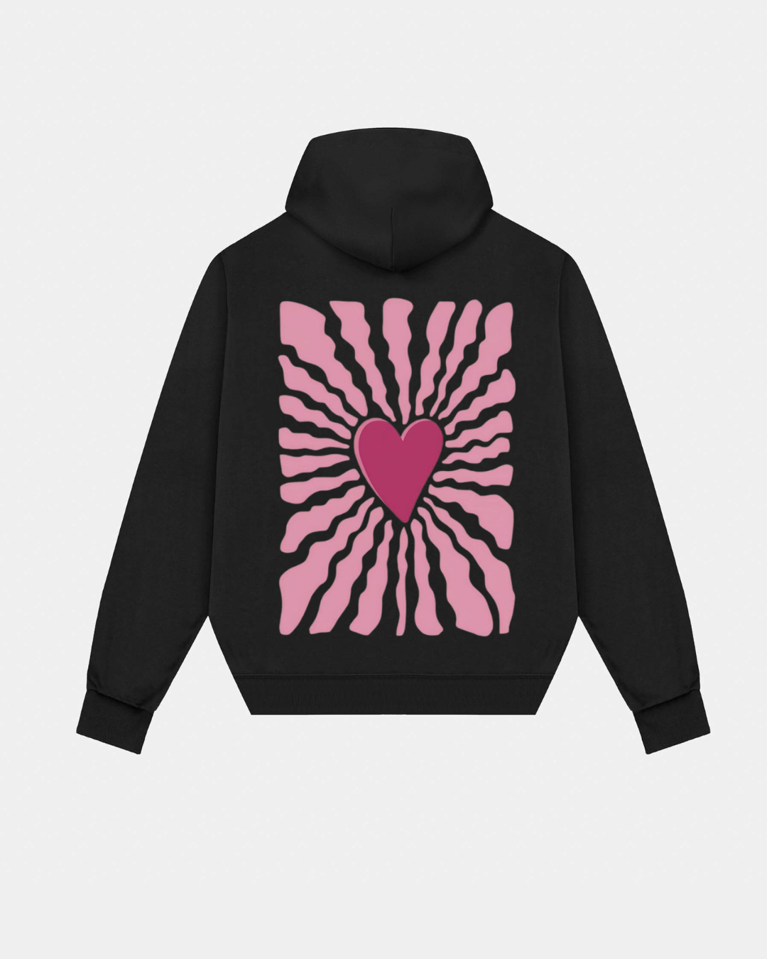 Heart hoodie - Back print - Photo 6 | Pinky Promise