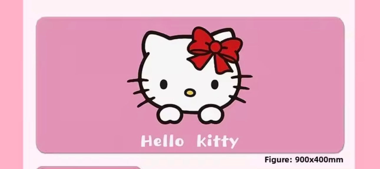 Hello kitty desk mat ( 90cm * 40cm ) - Close Up | Pinky Promise