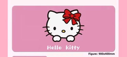 Hello kitty desk mat ( 90cm * 40cm ) - Close Up | Pinky Promise
