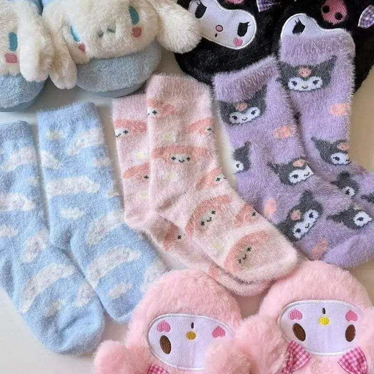 Buy Hello kitty fuzzy socks at Pinky Promise