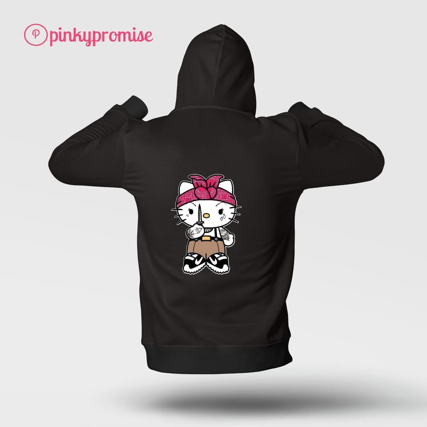 Buy Hello Kitty Hoodie ( back print) at Pinky Promise