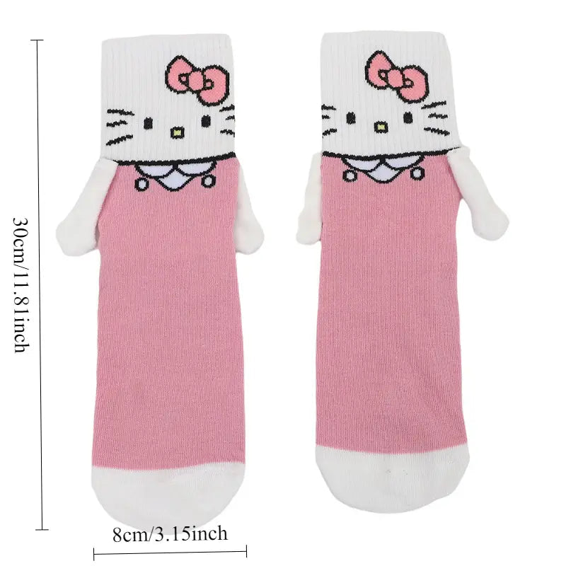 Holding hands Hello kitty socks - Photo 4 | Pinky Promise