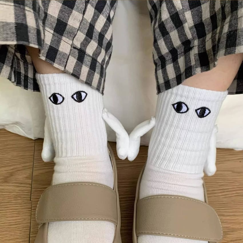 Holding hands matching socks - Close Up | Pinky Promise