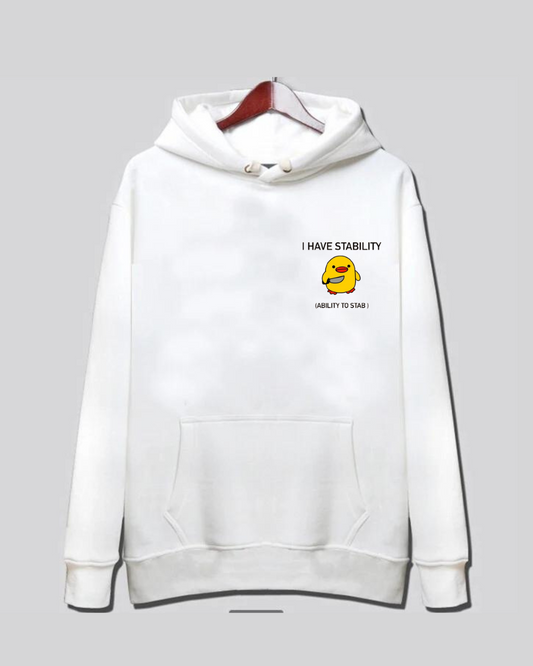 Buy I have stability (ability to stab) hoodie at Pinky Promise