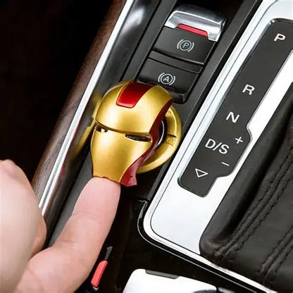 Iron man car start button cover
