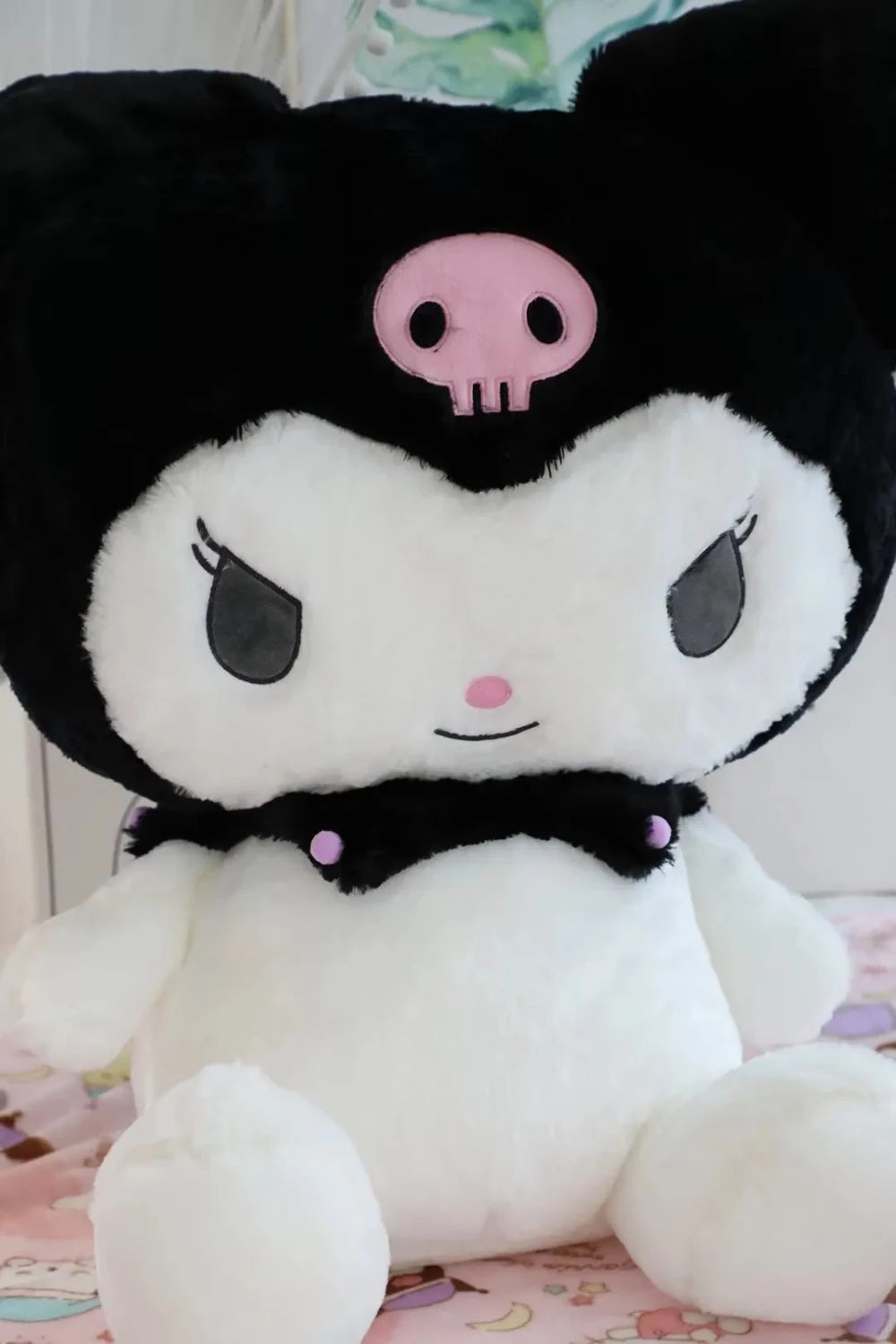 Kuromi  big fuzzy plushy | Pinky Promise