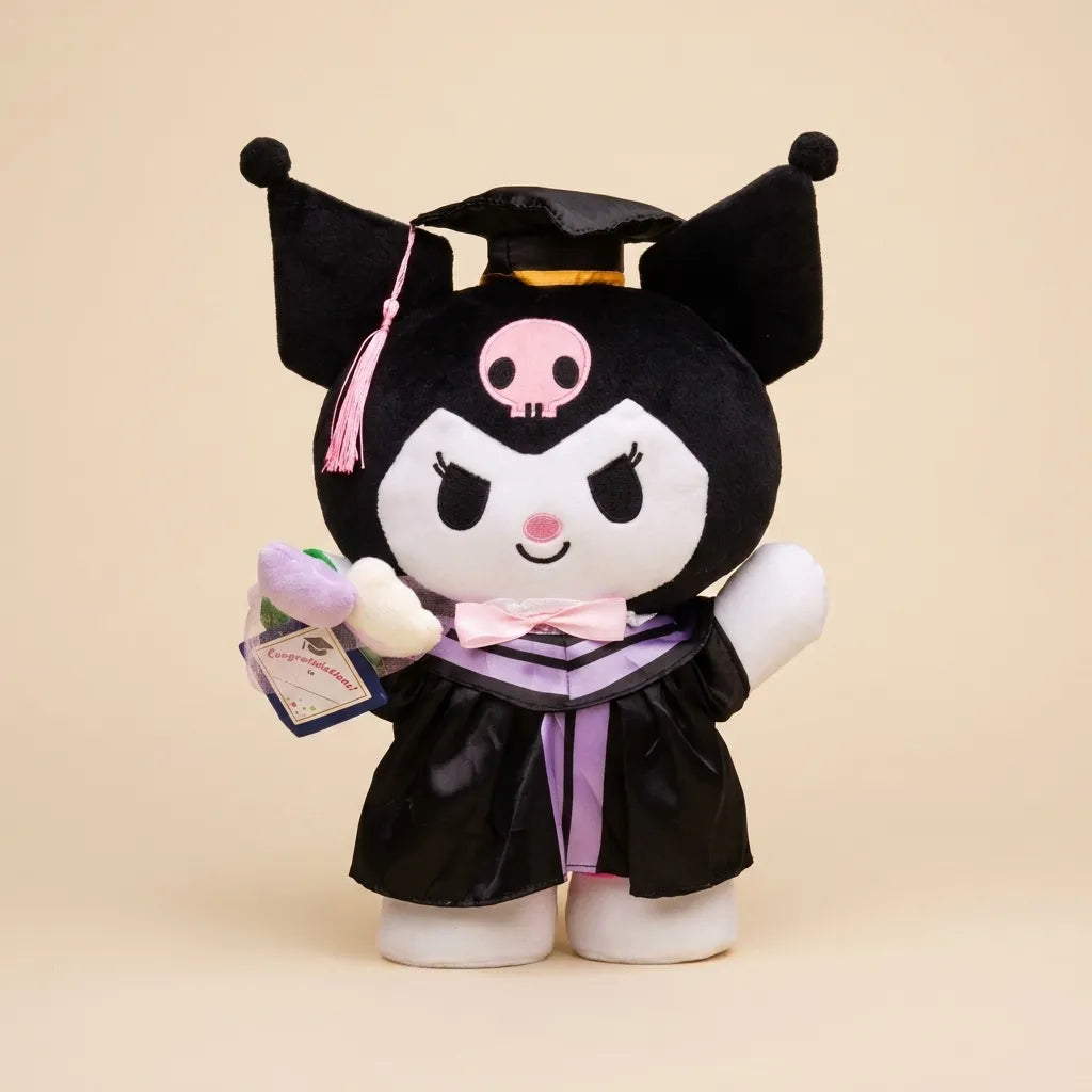 Kuromi graduation Plush