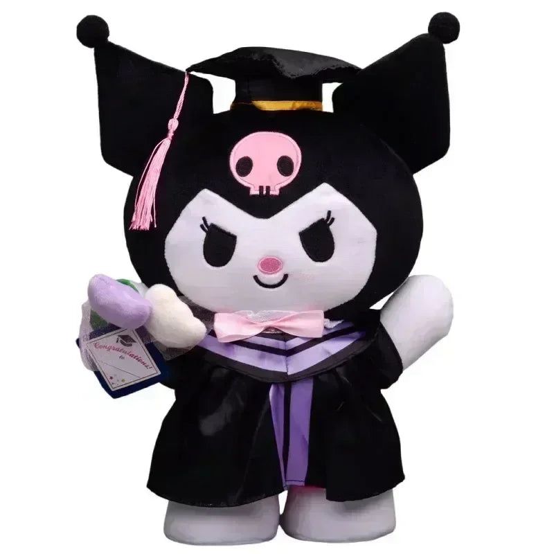 Kuromi graduation Plush - Close Up | Pinky Promise