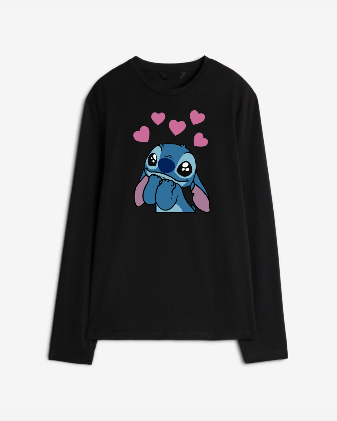 Long Sleeve stitch Cotton T-shirt | Pinky Promise