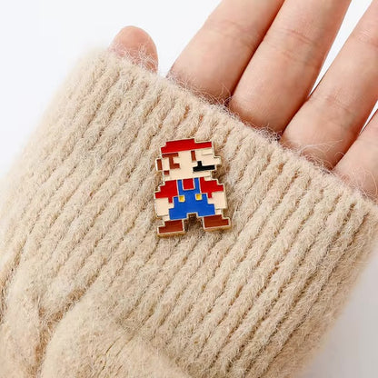 Mario Enamel Pin - Close Up | Pinky Promise
