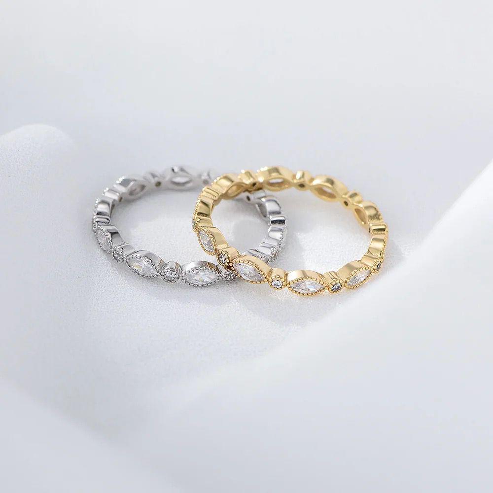 Buy Marquise and round shape ring at Pinky Promise