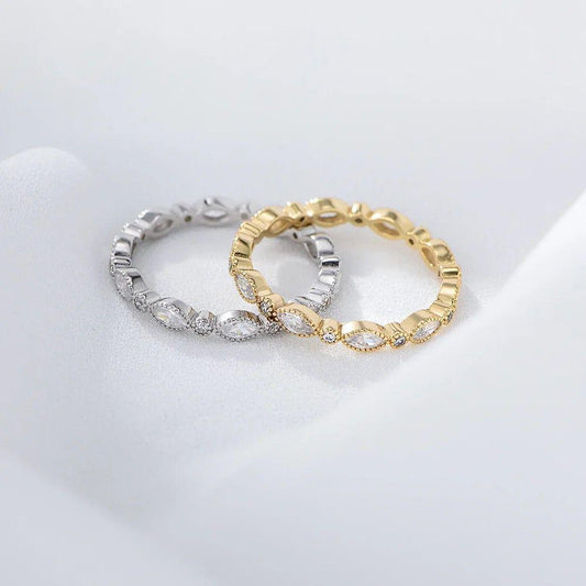 Buy Marquise and round shape ring at Pinky Promise