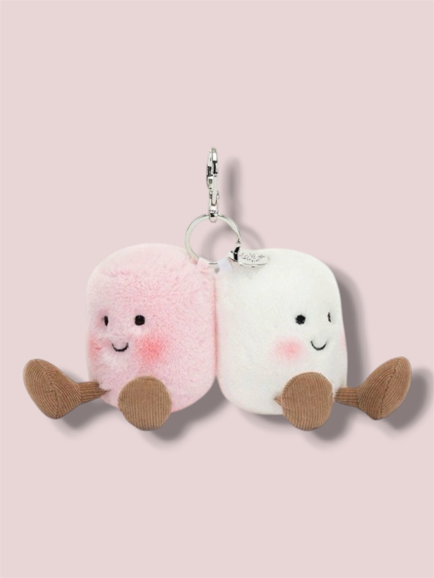 Marshmallow plush keychain - 10 cm - Close Up | Pinky Promise