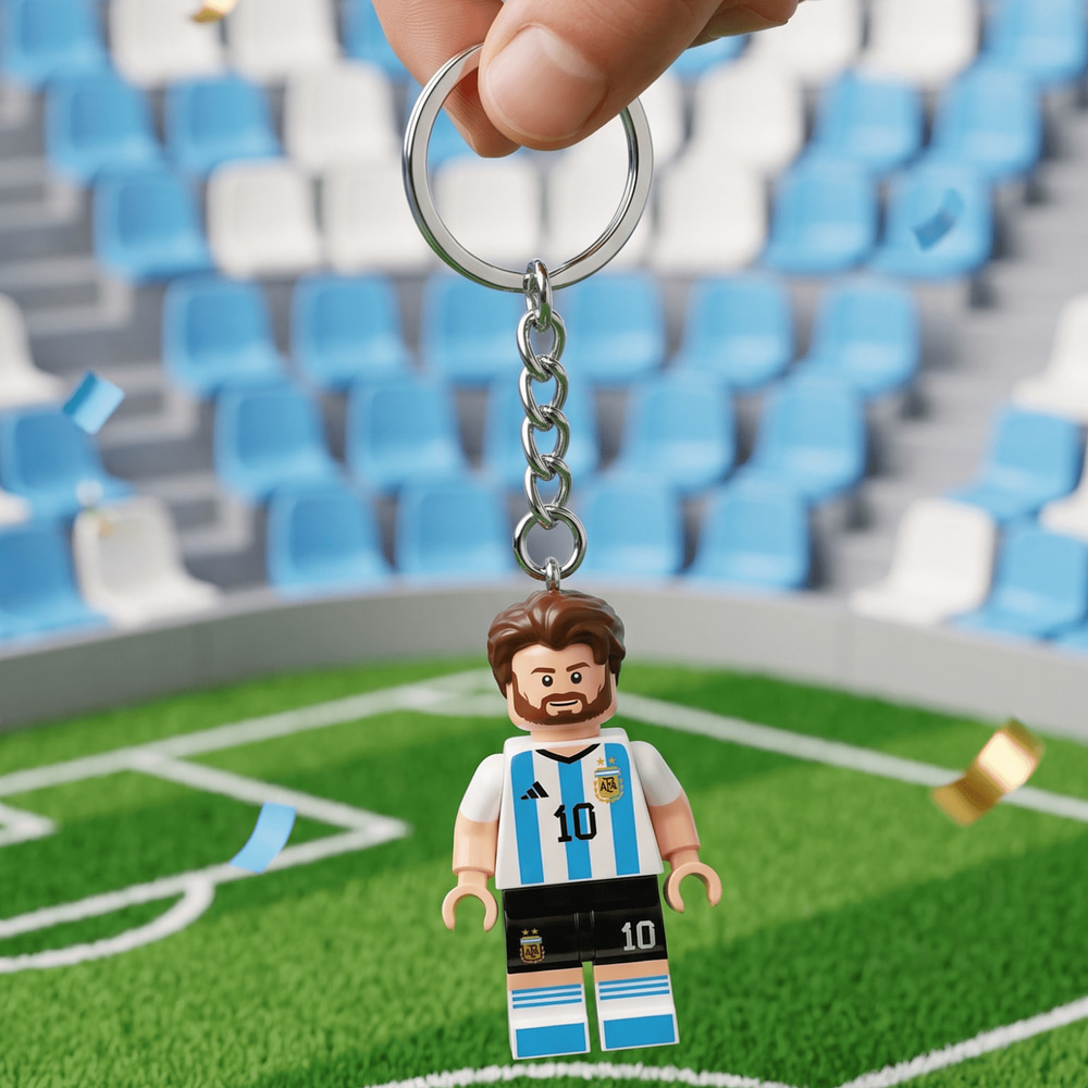 Messi - Argentina football Keychain - Photo 4 | Pinky Promise