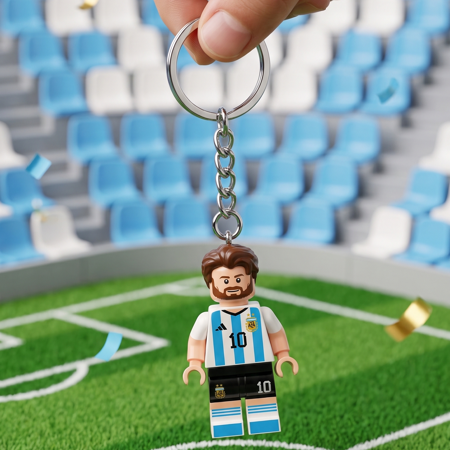 Messi - Argentina football Keychain - Photo 4 | Pinky Promise