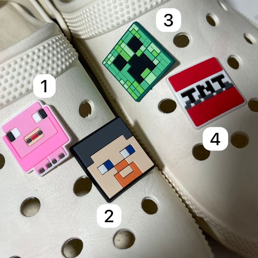 Buy Mine craft charms at Pinky Promise