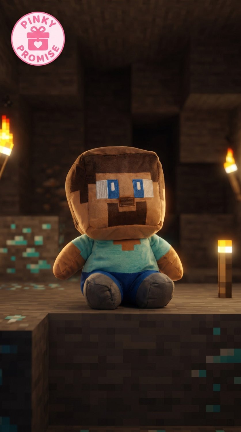 Minecraft Plush - 20 cm - Pinky Promise