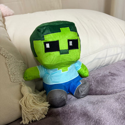 Minecraft zombie Plush - 20cm - Close Up | Pinky Promise