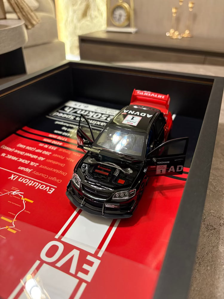 Mitsubishi Lancer Evolution IX – 3D Diecast Shadow Box Wall Art (JDM Legend Edition) – 32cm x 23cm - Photo 5 | Pinky Promise