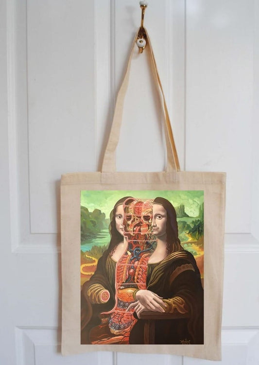 Buy monalisa tote bag at Pinky Promise