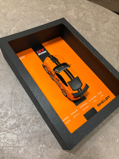 Mustang Shelby GT500 3D Shadow Box Wall Art (Orange) – 32cm x 23cm - Photo 9 | Pinky Promise