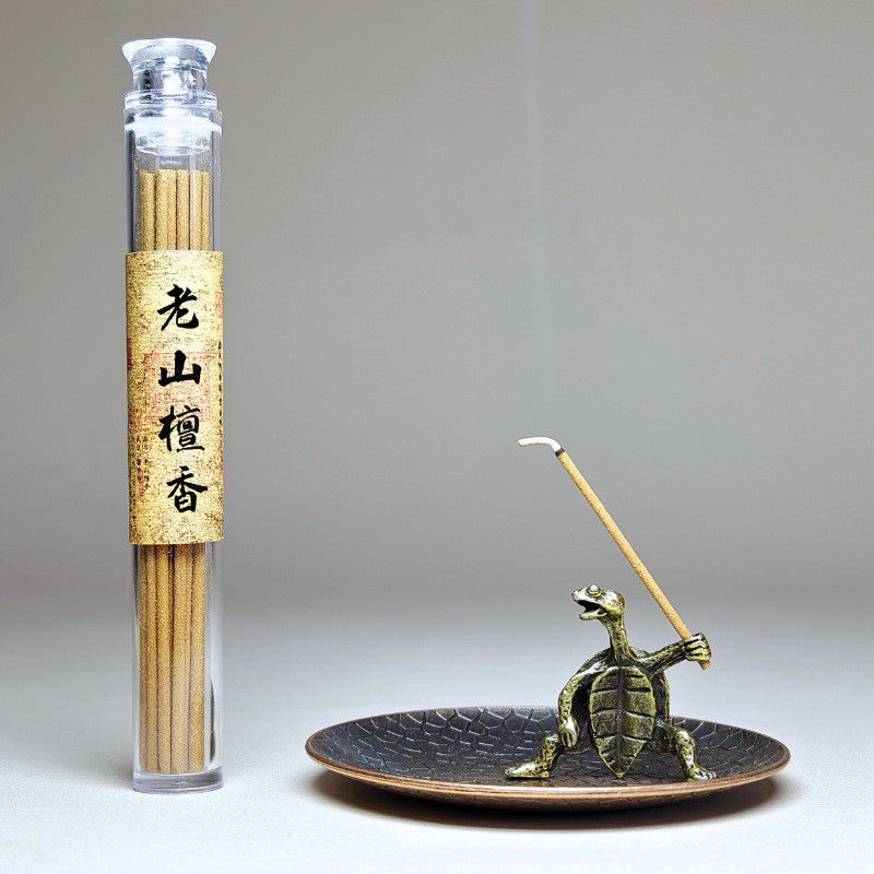 Ninja Turtle Brass Incense Holder / Bakhur Holder  & Ash Catcher Tray | Pinky Promise