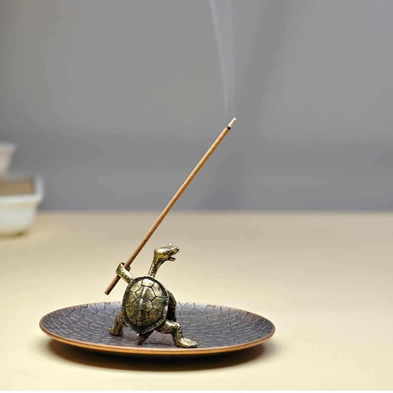 Ninja Turtle Brass Incense Holder / Bakhur Holder  & Ash Catcher Tray - Photo 4 | Pinky Promise