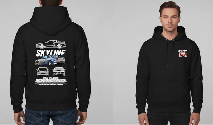 Buy Nissan GTR skyline Hoodie at Pinky Promise