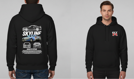Buy Nissan GTR skyline Hoodie at Pinky Promise