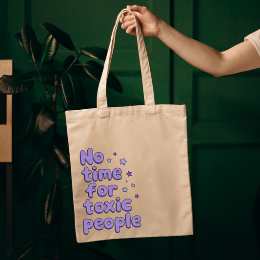 Buy No time for toxic people Tote Bag at Pinky Promise