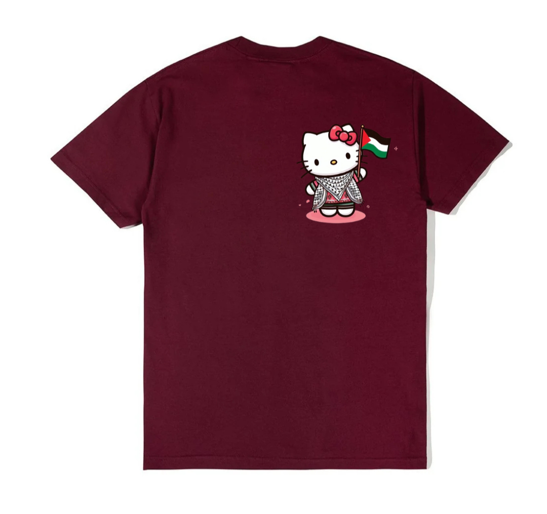 Buy Palestinian Hello kitty T-shirt at Pinky Promise