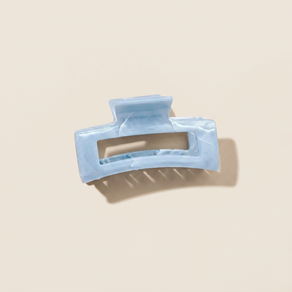 Pearlescent Baby Blue Hair Claw Clips – Elegant Marbled Acrylic Hair Accessories - Photo 10 | Pinky Promise