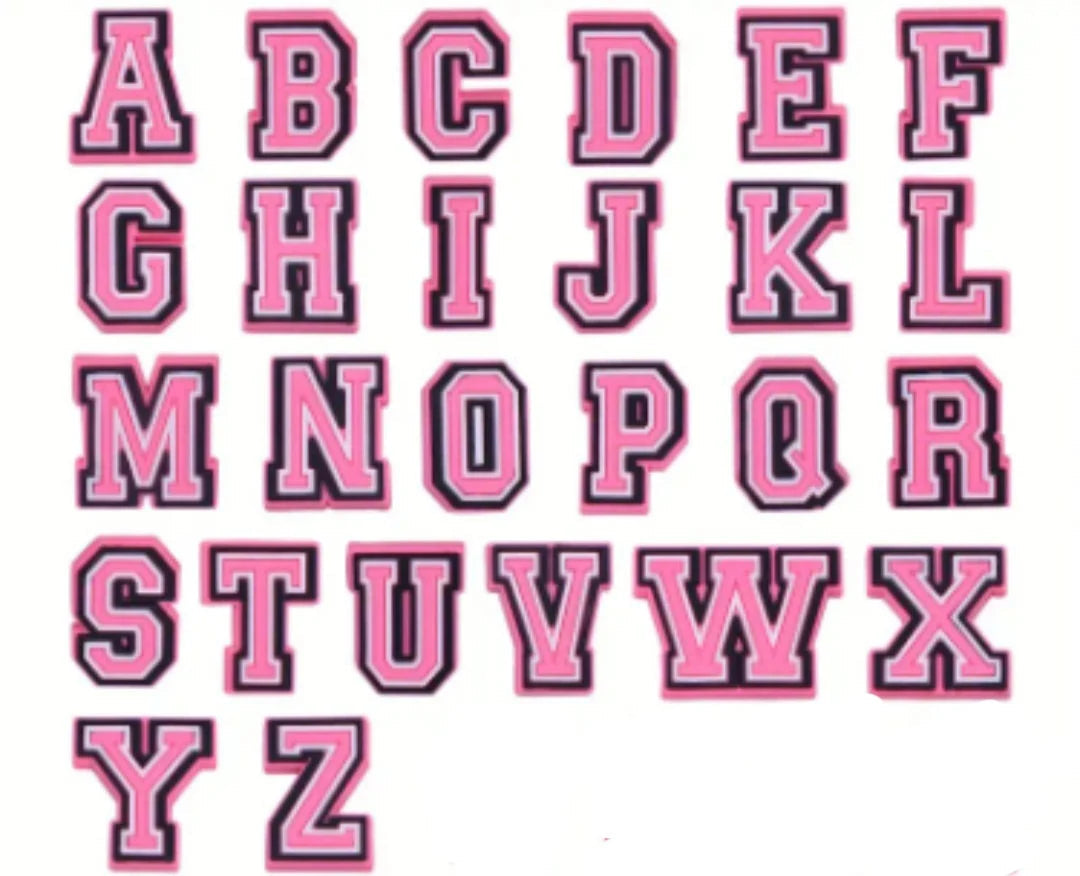 Buy Pink alphabet letters charms at Pinky Promise