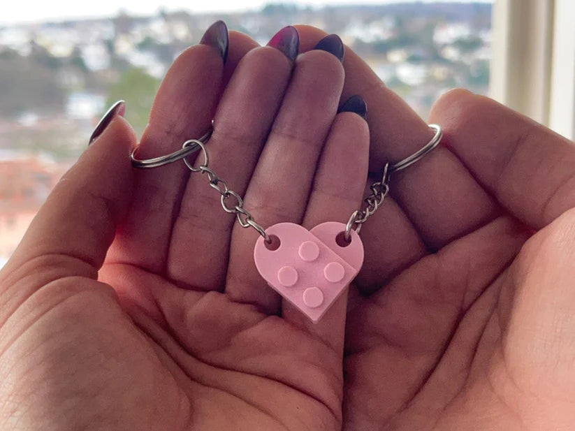 Pink heart keychain - Photo 4 | Pinky Promise