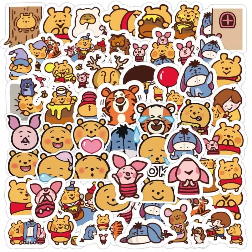 Buy Pooh stickers at Pinky Promise