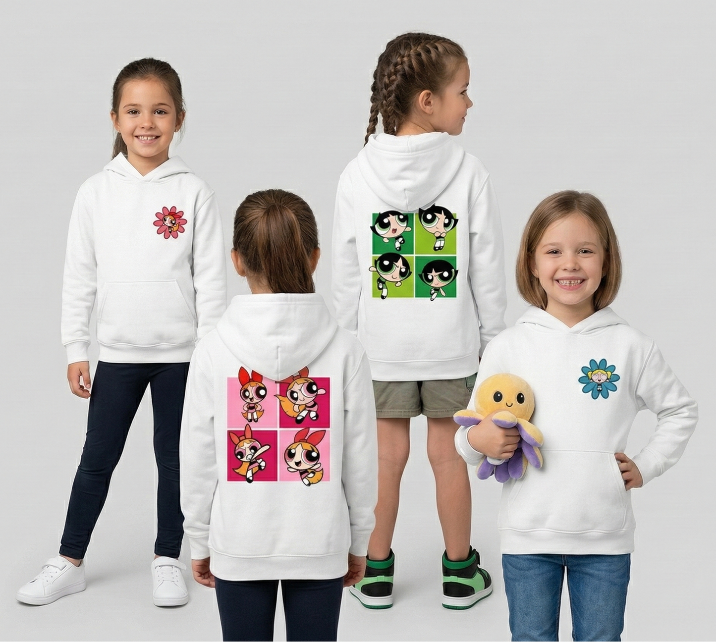 Buy powerpuff gilds Hoodie - Kids Sizes at Pinky Promise