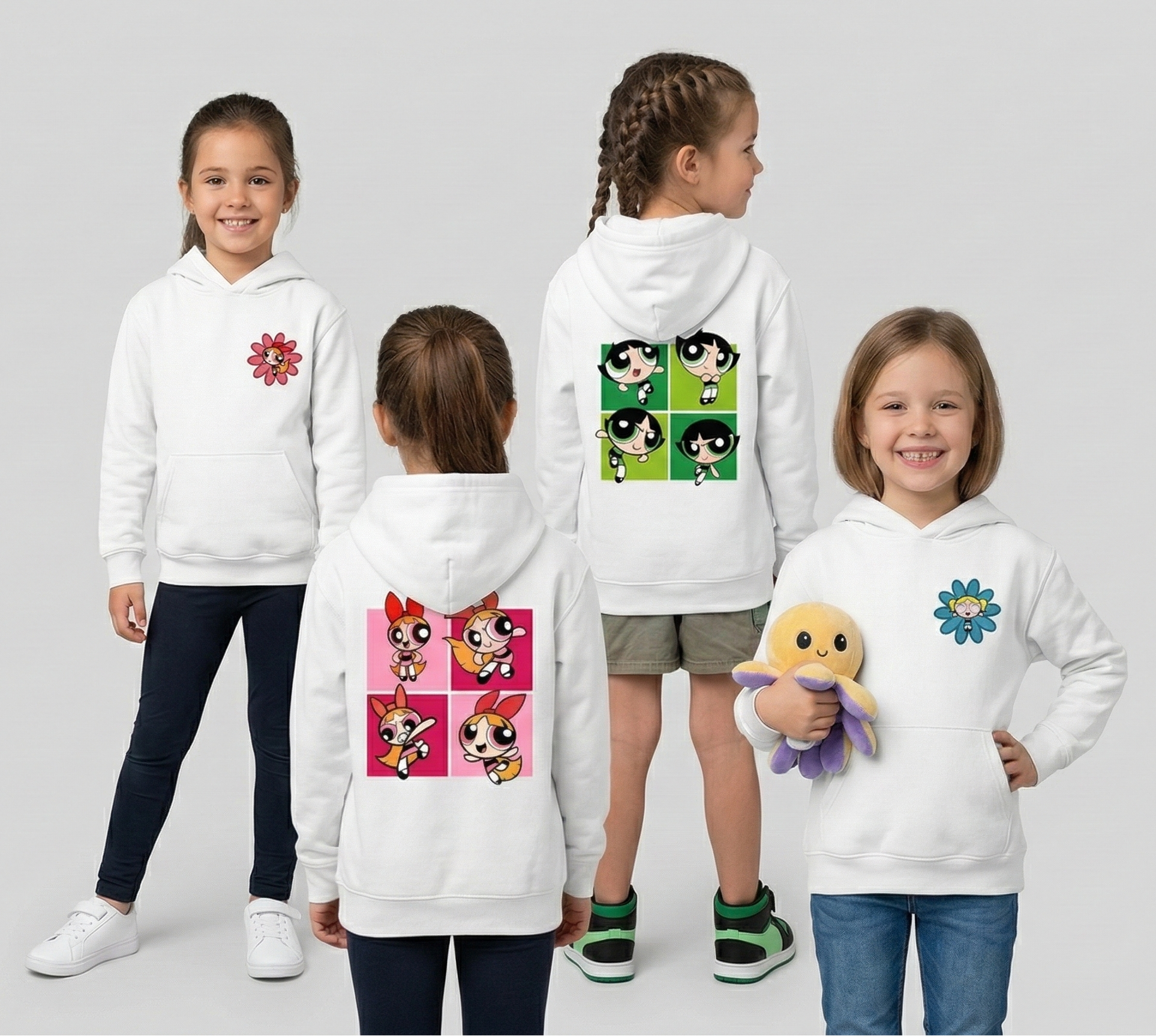 Buy powerpuff gilds Hoodie - Kids Sizes at Pinky Promise