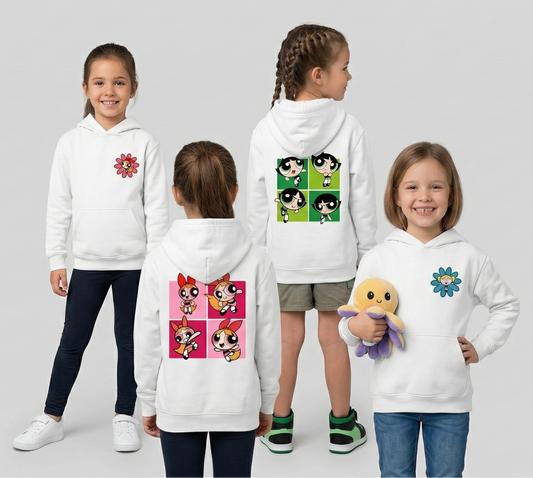 Buy powerpuff gilds Hoodie - Kids Sizes at Pinky Promise