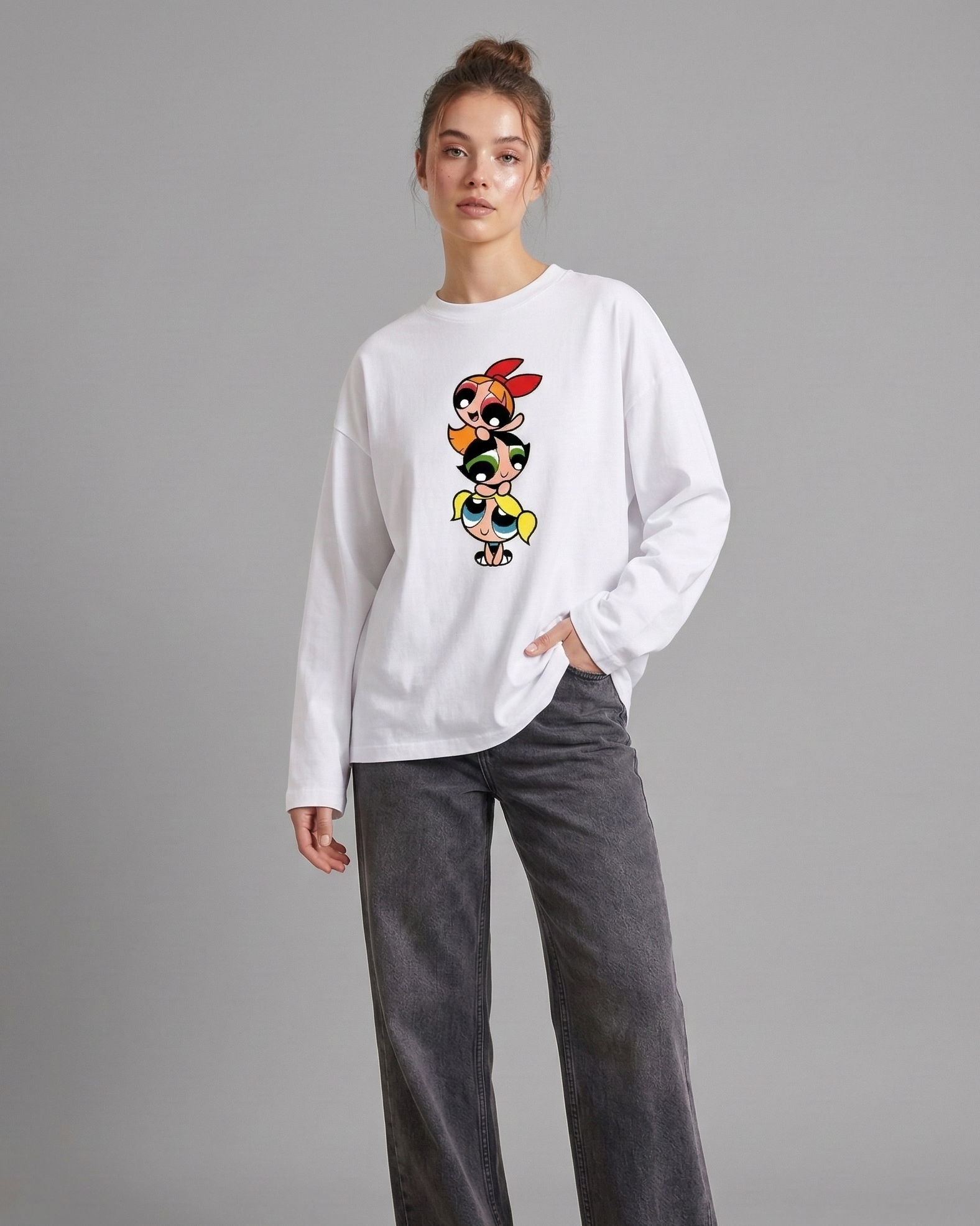 Buy Powerpuff girls Long Sleeve Cotton T-shirt at Pinky Promise