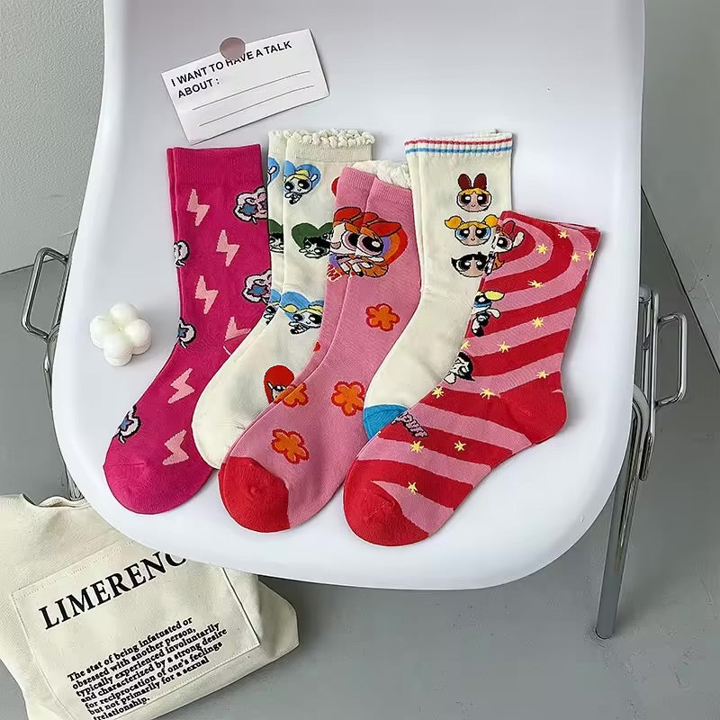 Buy PowerPuff girls socks at Pinky Promise