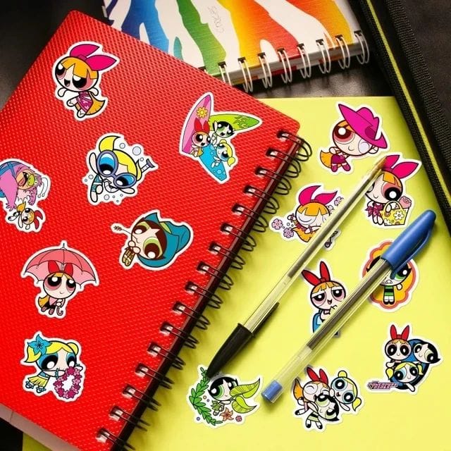 Powerpuff Girls stickers - Close Up | Pinky Promise