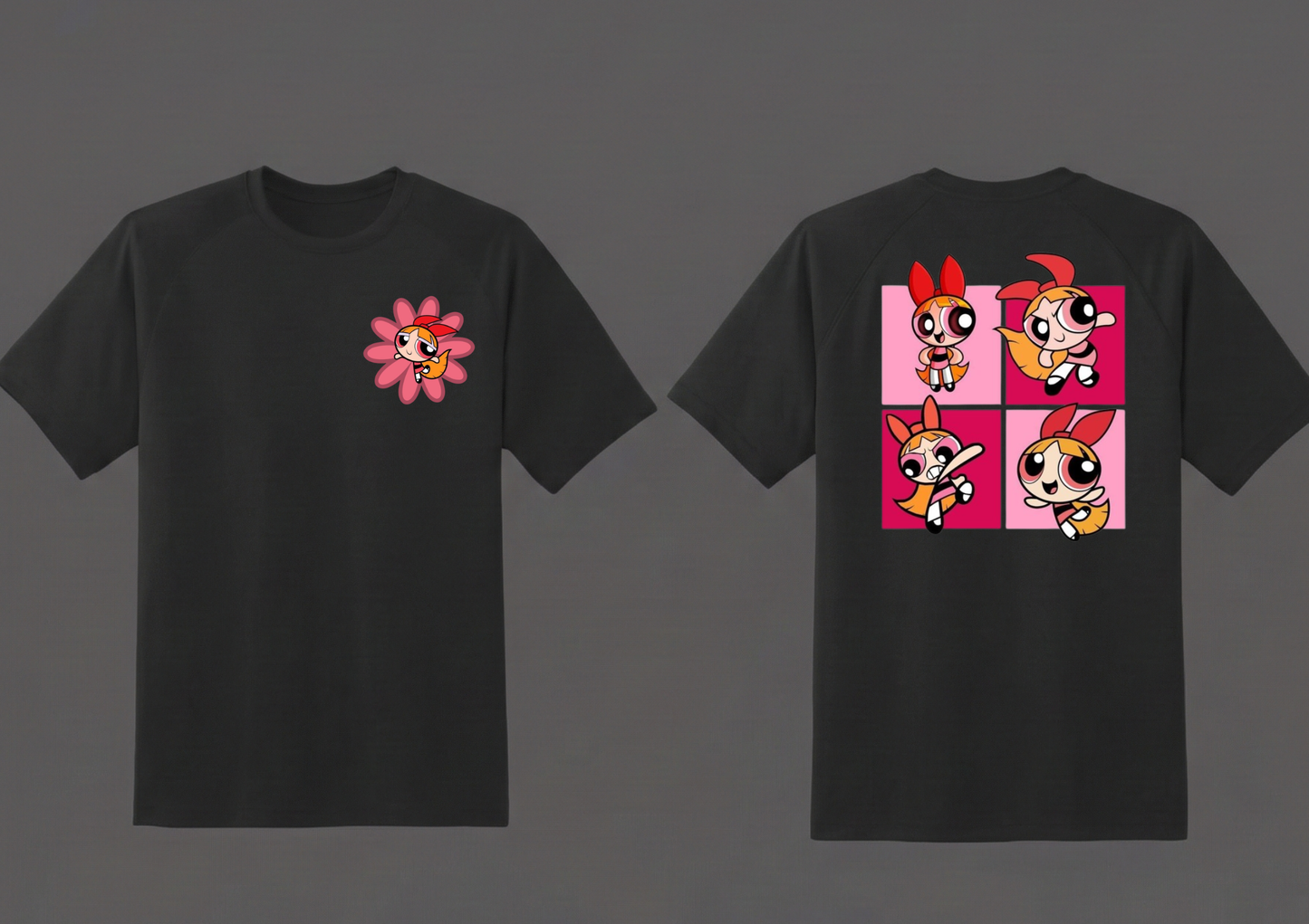 Powerpuff tshirt - Kids Sizes - Close Up | Pinky Promise