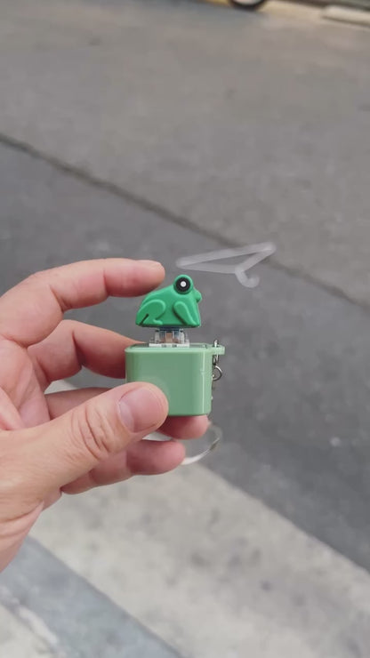 Croaking Frog Mechanical Switch Fidget Keychain
