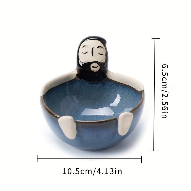 Quirky Bearded Man Ceramic Bowl - Photo 7 | Pinky Promise