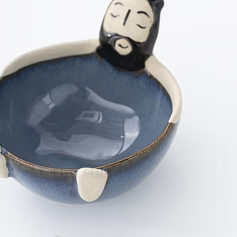 Quirky Bearded Man Ceramic Bowl - Photo 5 | Pinky Promise