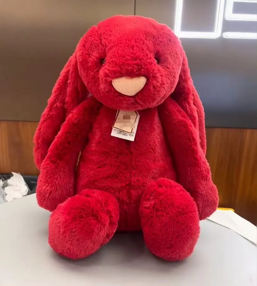 Red Bunny plush -  30cm | Pinky Promise