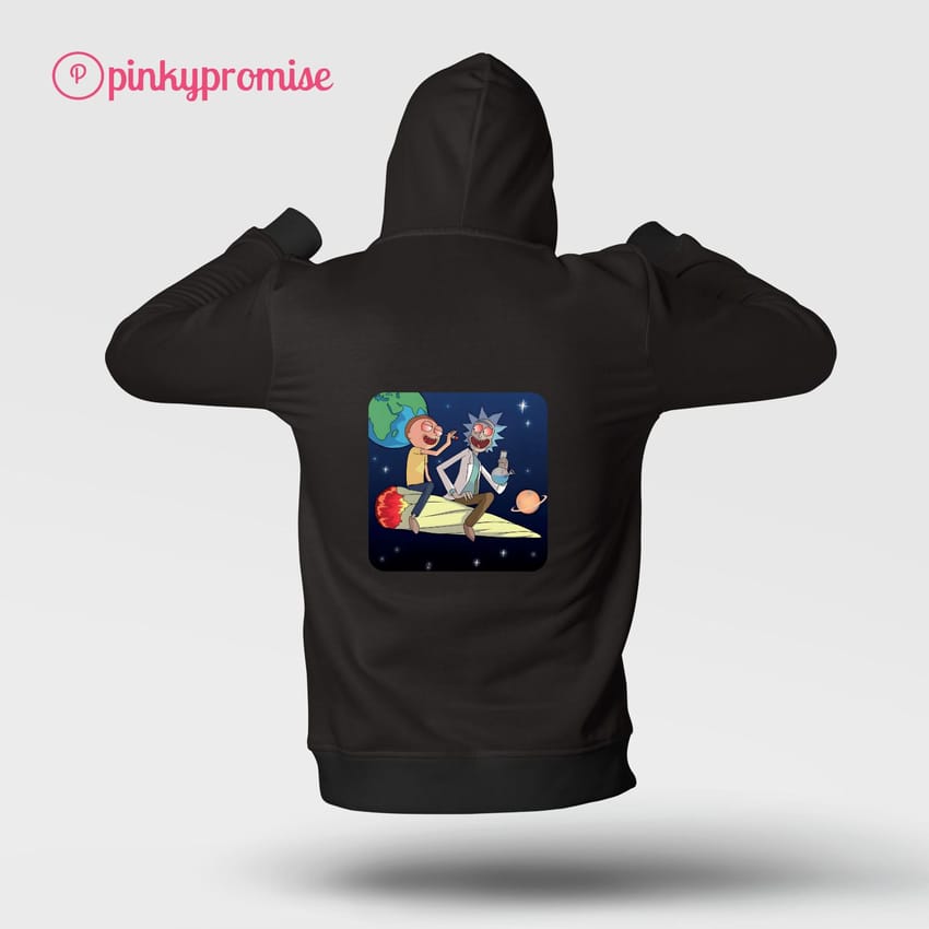 Buy Rick And Morty Hoodie (back print) at Pinky Promise