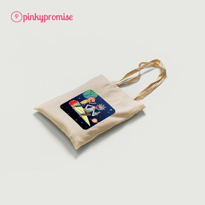 Buy rick and morty tote bag at Pinky Promise