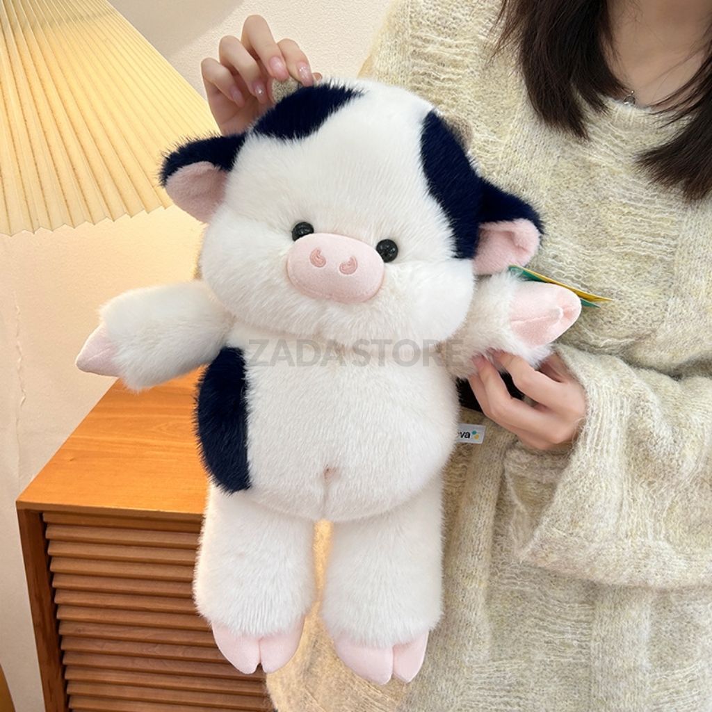 Running Cute cow plush - 35 cm - Photo 12 | Pinky Promise