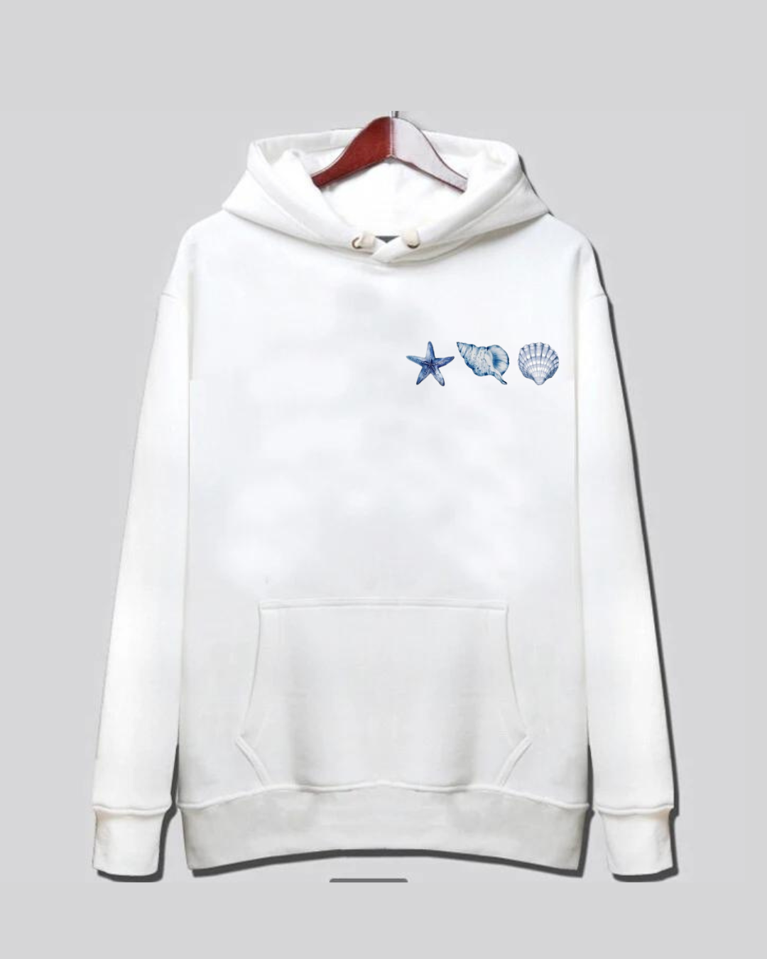 Seashells hoodie - back + front design | Pinky Promise